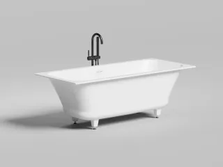 Ванна из искусственного камня Salini Orlanda Axis Kit S-Stone 103323MRF 170x75см RAL полностью